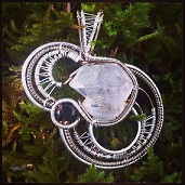 smoky quartz pendant